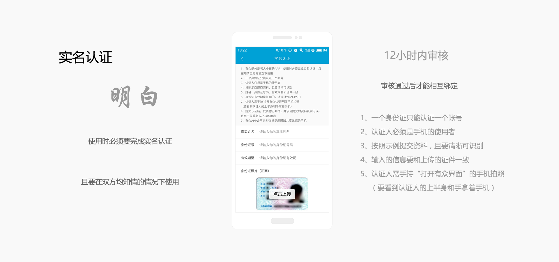 实名认证,明白,使用时必须要完成实名认证,且要在双方均知情的情况下使用